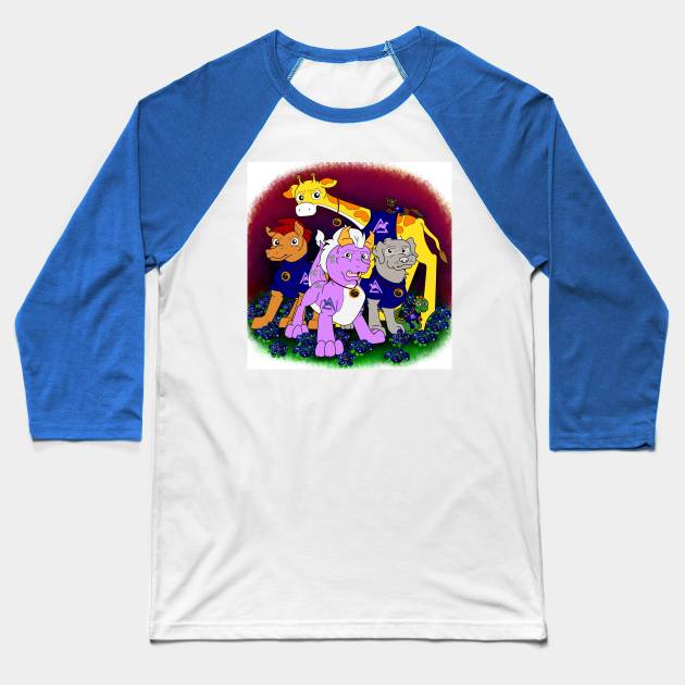 Dragon Squad Baseball T-Shirt by RockyHay